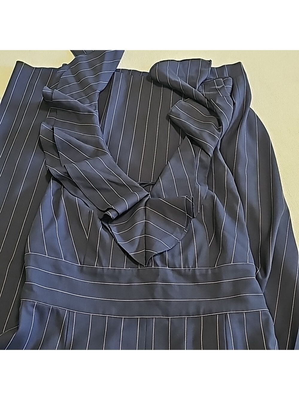 Ralph Lauren Purple Label Pinstripe Jumpsuit - Picture 8 of 11